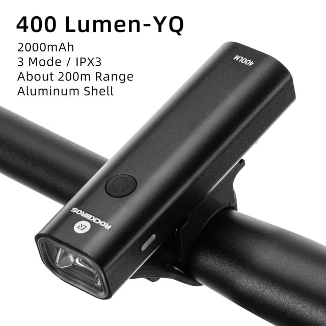 Bicycle light headlights night riding glare flashlight USB charging view 9