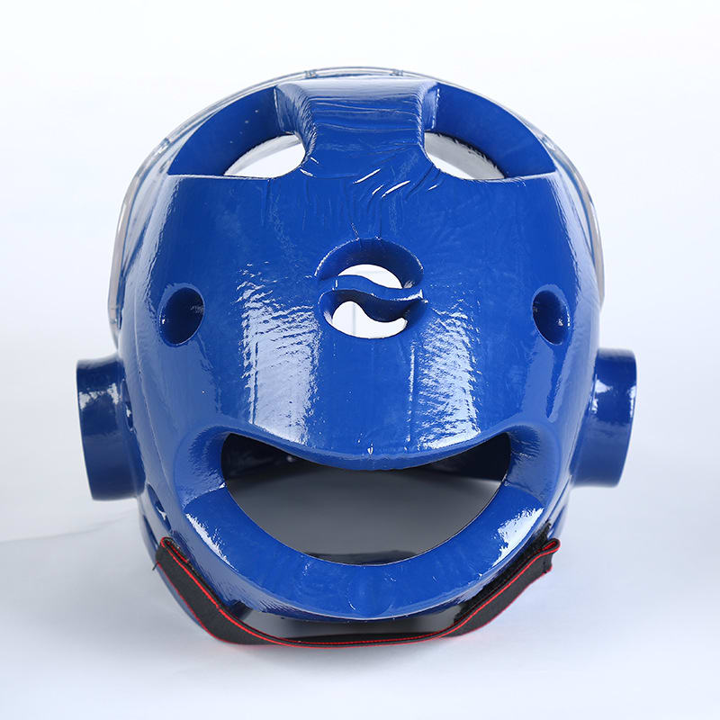 Helm Pelindung Kepala Karate Taekwondo Sanda Head Integrated view 3