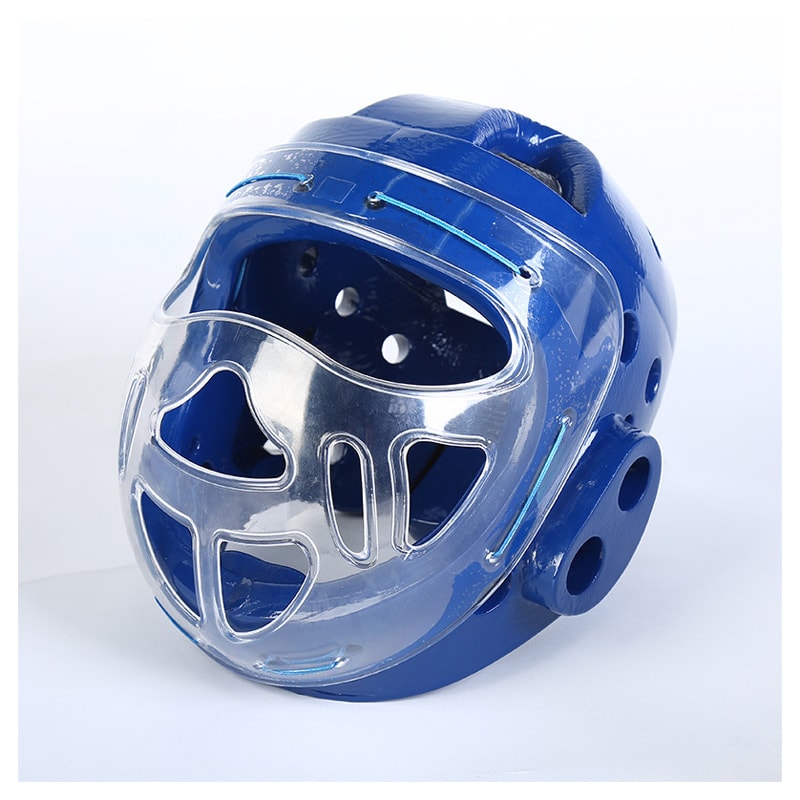 Helm Pelindung Kepala Karate Taekwondo Sanda Head Integrated view 5