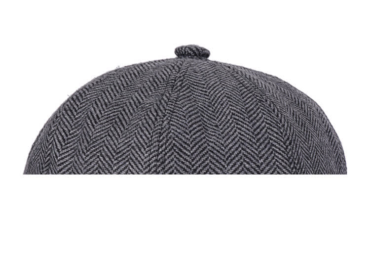 British style octagonal hat view 3