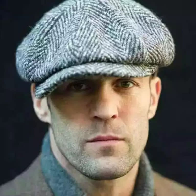 British style octagonal hat view 9