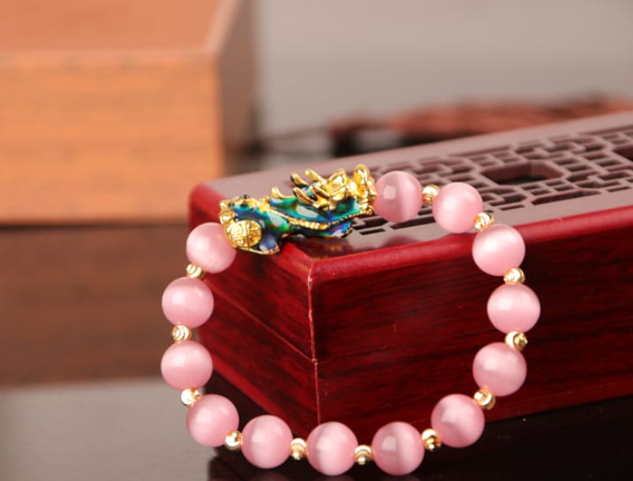 3D Gold Plated PiXiu Bracelet view 3