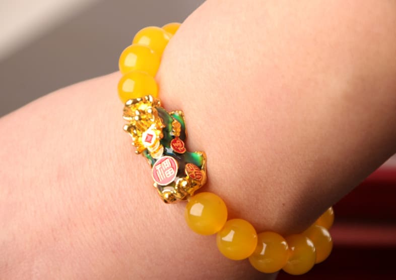 3D Gold Plated PiXiu Bracelet view 1