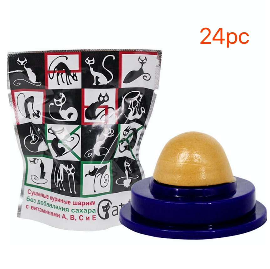 Pet Cat Sugar Energy Ball Lick Toys Catnip view 12