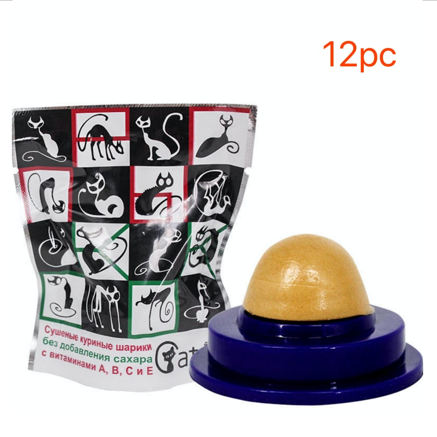 Pet Cat Sugar Energy Ball Lick Toys Catnip view 20