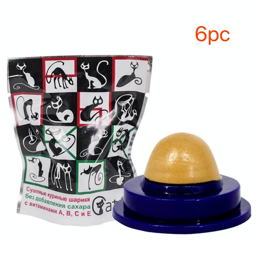 Pet Cat Sugar Energy Ball Lick Toys Catnip view 4