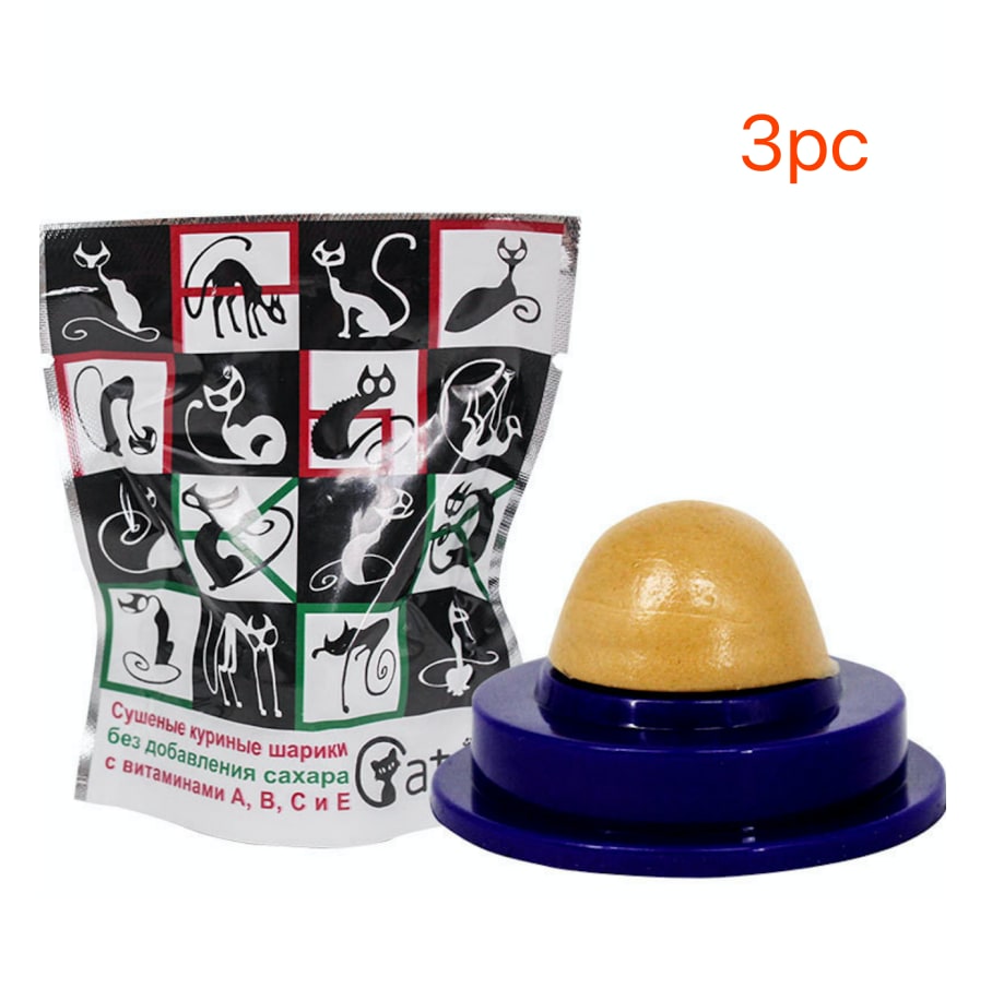 Pet Cat Sugar Energy Ball Lick Toys Catnip view 26