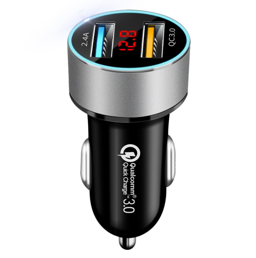 LED digital display car charger view 18