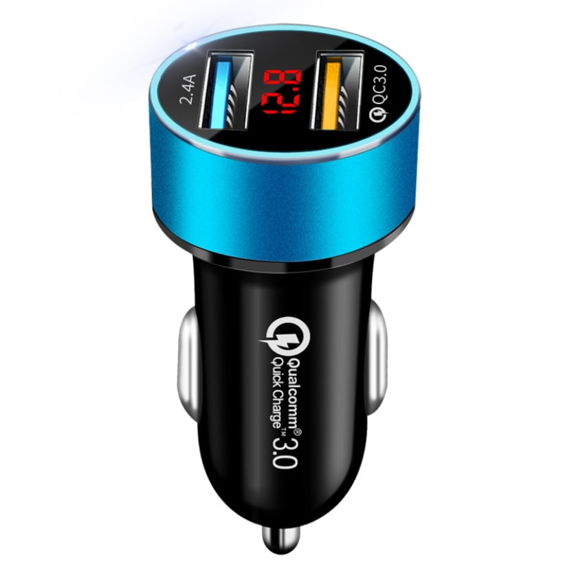 LED digital display car charger view 11