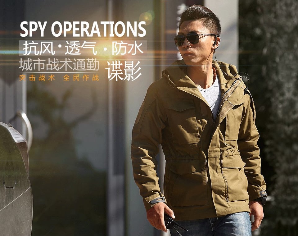 M65 UK US Army Clothes Casual Tactical Windbreake view 2