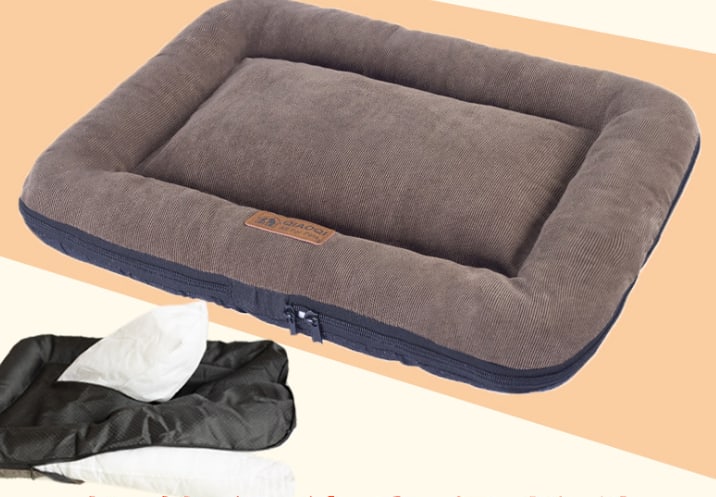 Cotton pad removable and washable sleeping pet floor mat view 6