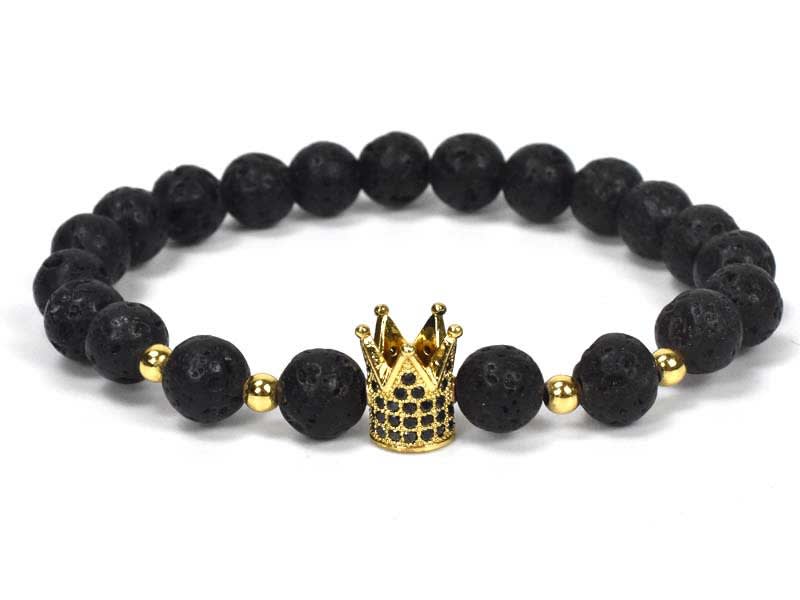Natural Stone Owl Head Yoga Bracelet view 7