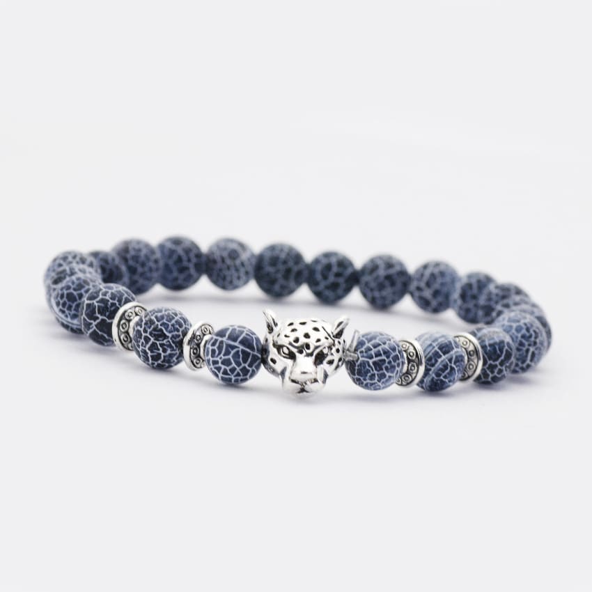 Natural Stone Owl Head Yoga Bracelet view 18