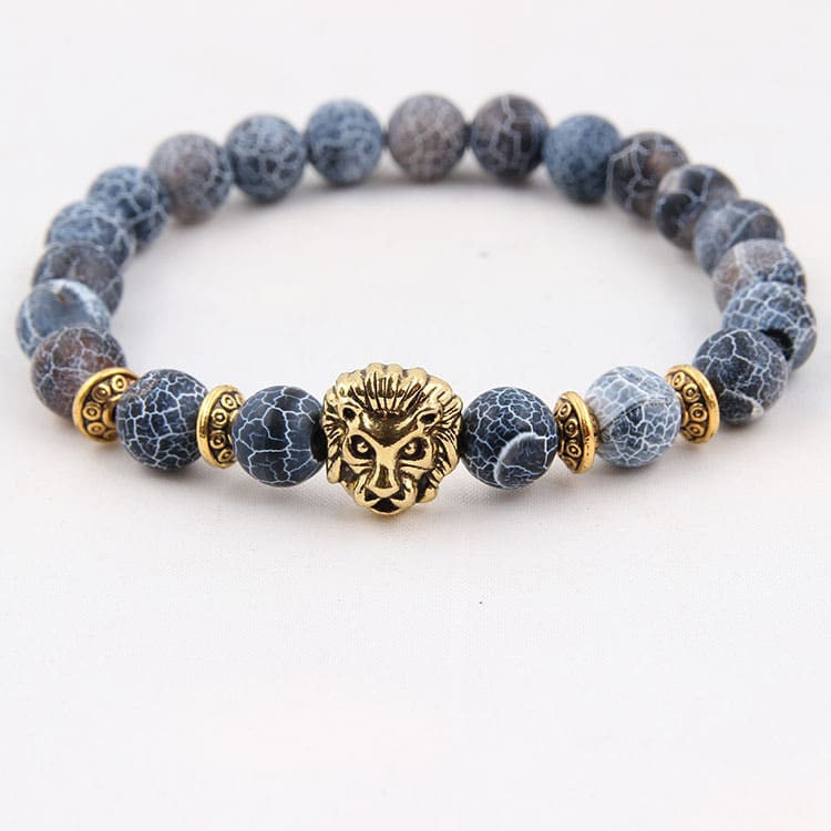 Natural Stone Owl Head Yoga Bracelet view 9