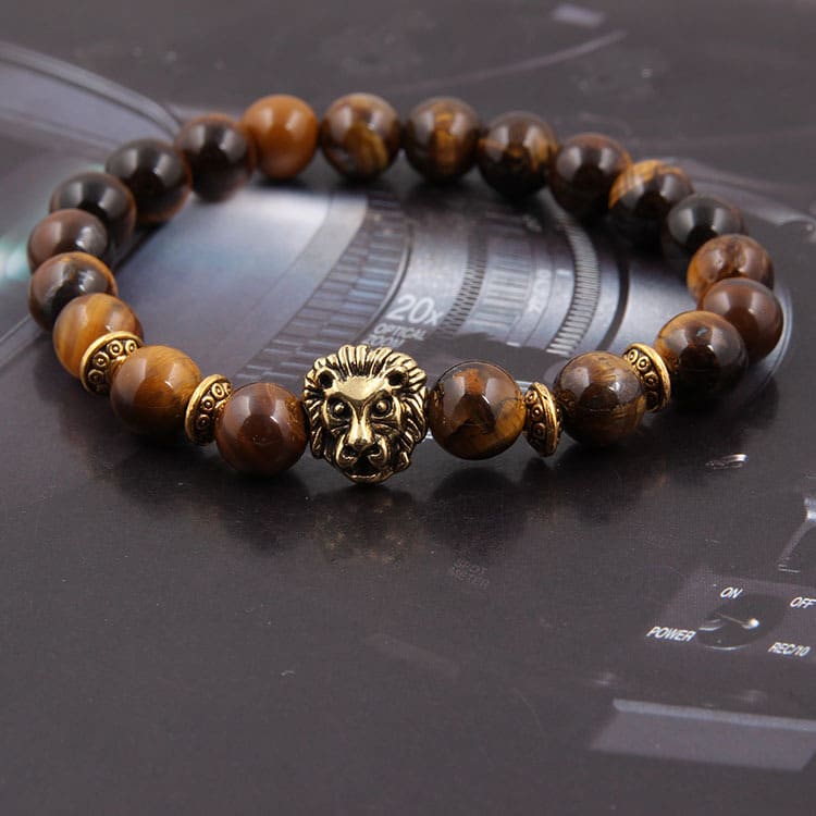 Natural Stone Owl Head Yoga Bracelet view 24