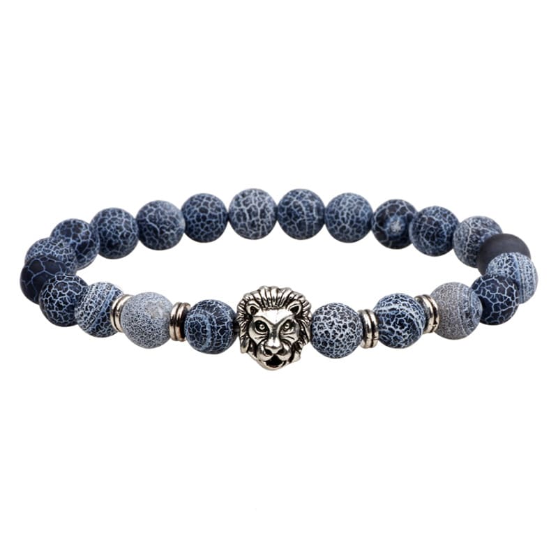 Natural Stone Owl Head Yoga Bracelet view 13