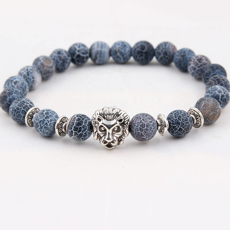 Natural Stone Owl Head Yoga Bracelet view 11