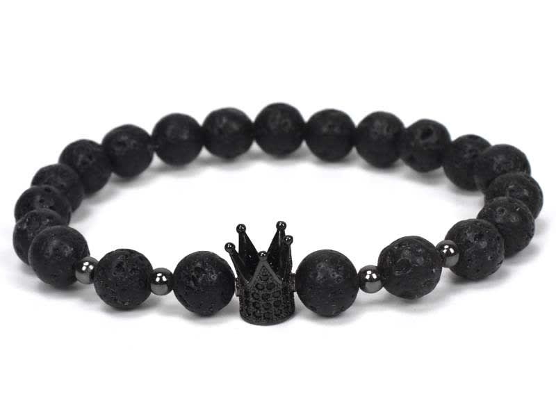 Natural Stone Owl Head Yoga Bracelet view 12