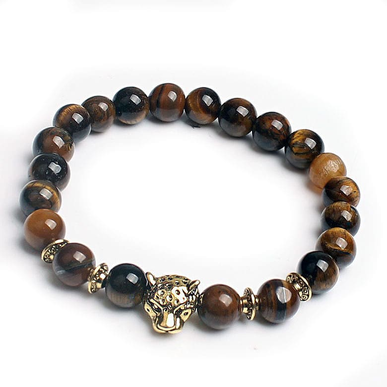Natural Stone Owl Head Yoga Bracelet view 23