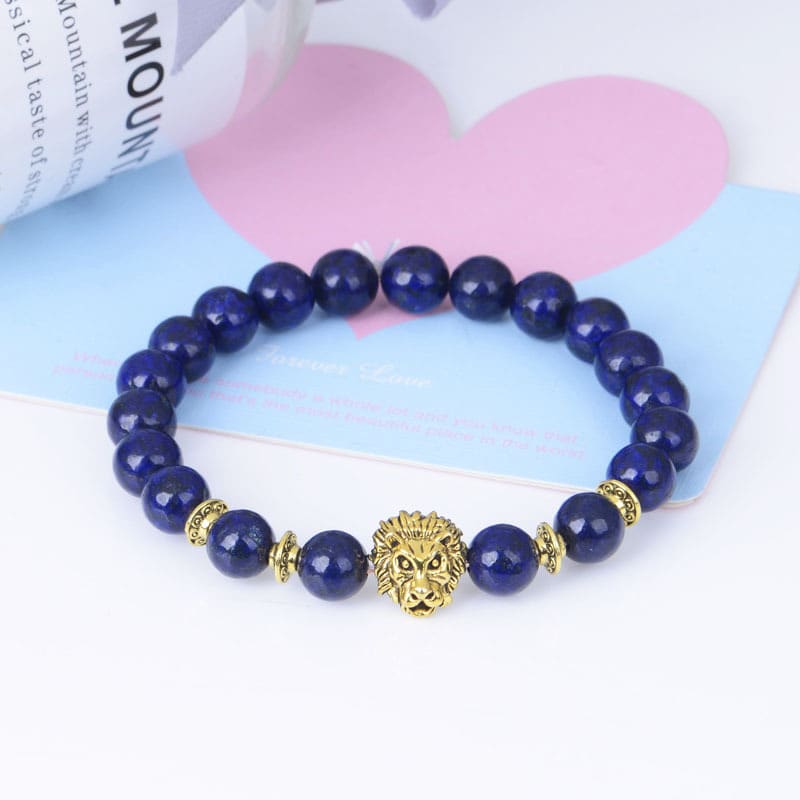 Natural Stone Owl Head Yoga Bracelet view 20