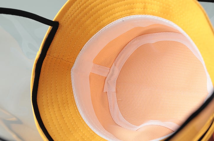 Child Protection Products Hot Buy Anti-spitting Protective Hat Dustproof Cover Kids Boys Girls Fisherman Hat view 6