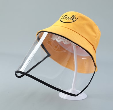 Child Protection Products Hot Buy Anti-spitting Protective Hat Dustproof Cover Kids Boys Girls Fisherman Hat view 9