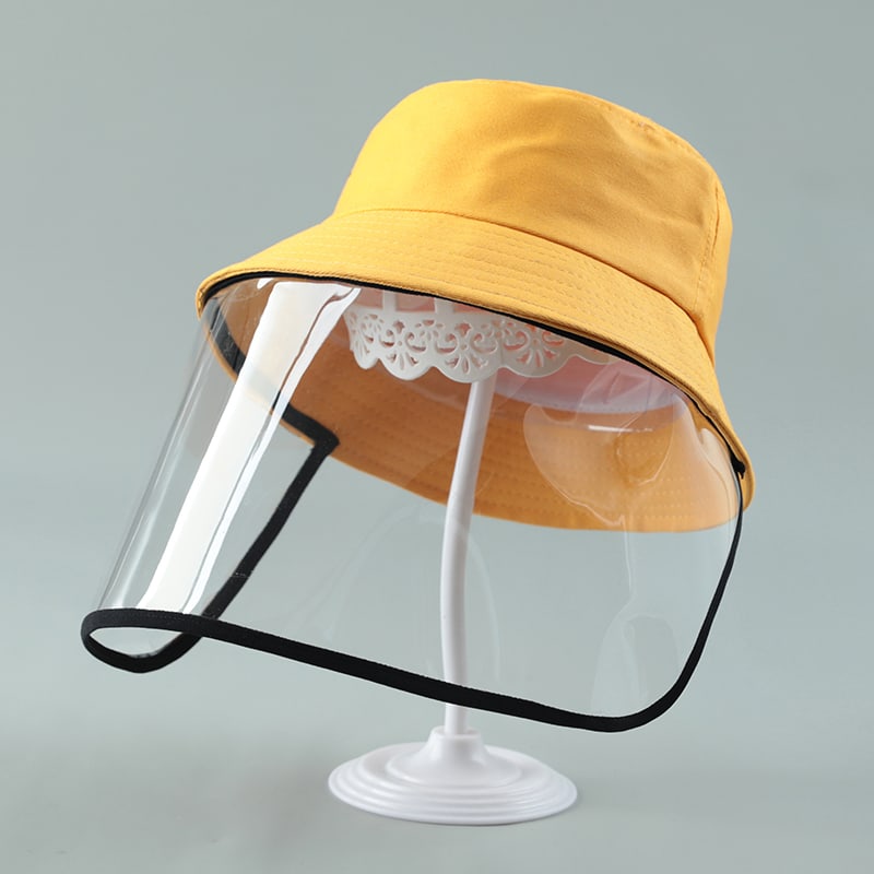 Child Protection Products Hot Buy Anti-spitting Protective Hat Dustproof Cover Kids Boys Girls Fisherman Hat view 4