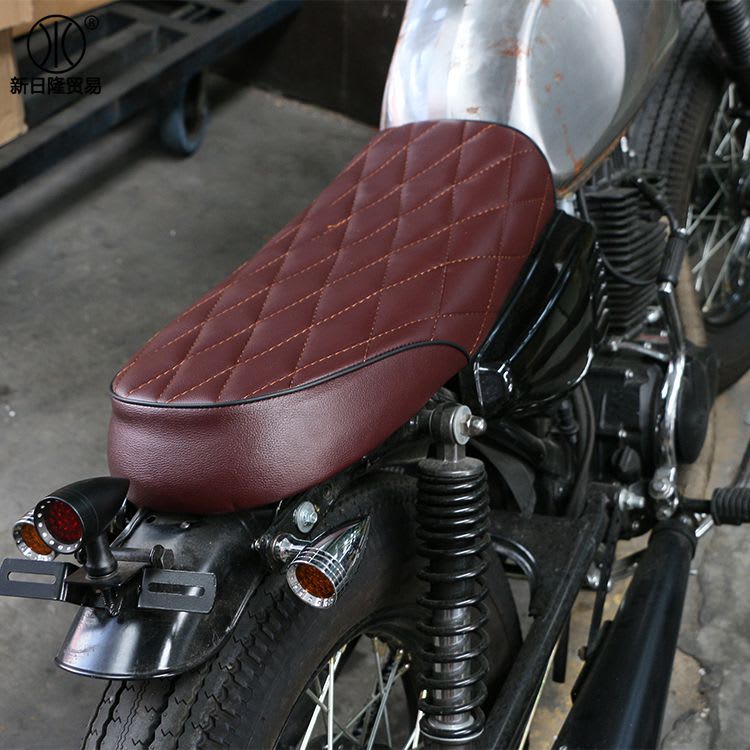 Retro modified diamond cushion for motorcycle cushion view 5