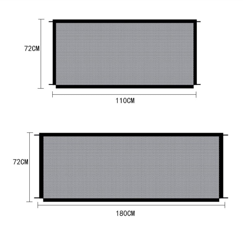 Pet Protection Fence Nylon Foldable Dog Isolation view 7