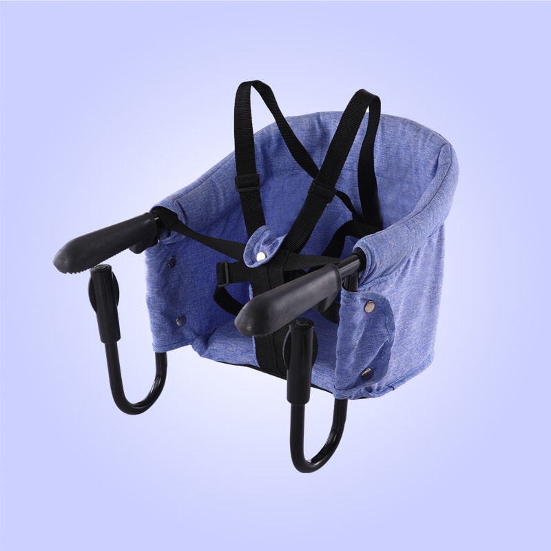 Portable Kids Baby High Chair Dining High Dinning Cover Seat Safety Belt Feeding Baby Care Accessory view 4