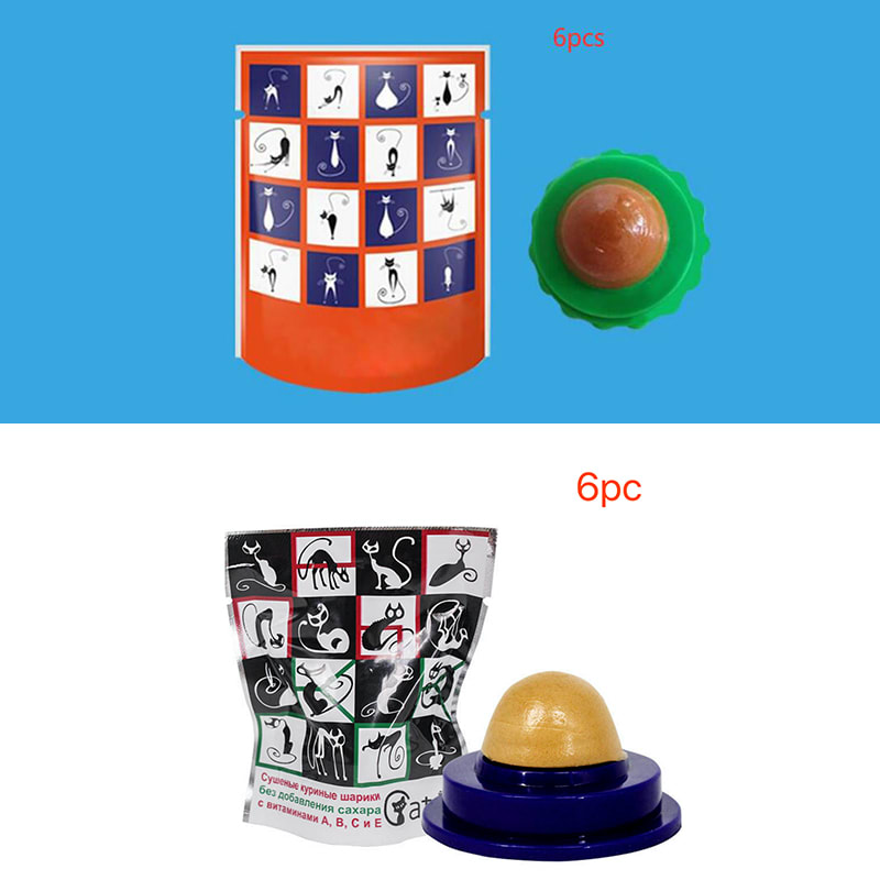 Pet Cat Sugar Energy Ball Lick Toys Catnip view 14