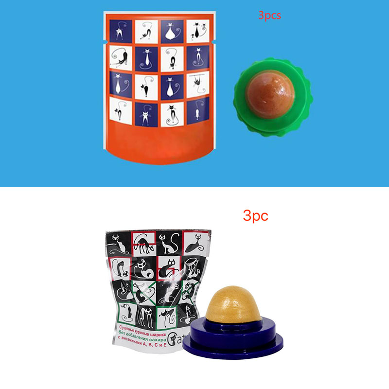 Pet Cat Sugar Energy Ball Lick Toys Catnip view 5