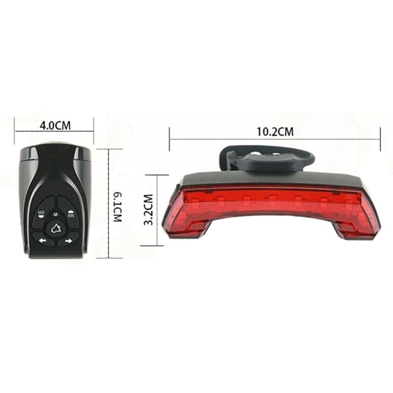 Bicycle usb tail light view 4