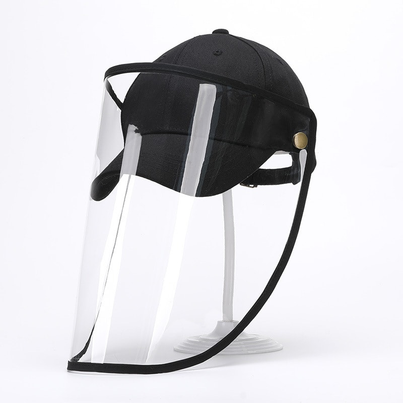 Removable mask baseball cap view 3