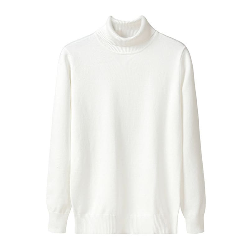 Autumn Winter Men's Warm Turtleneck Sweater High Quality Fashion Casual Comfortable Pullover Thick Sweater Male view 2