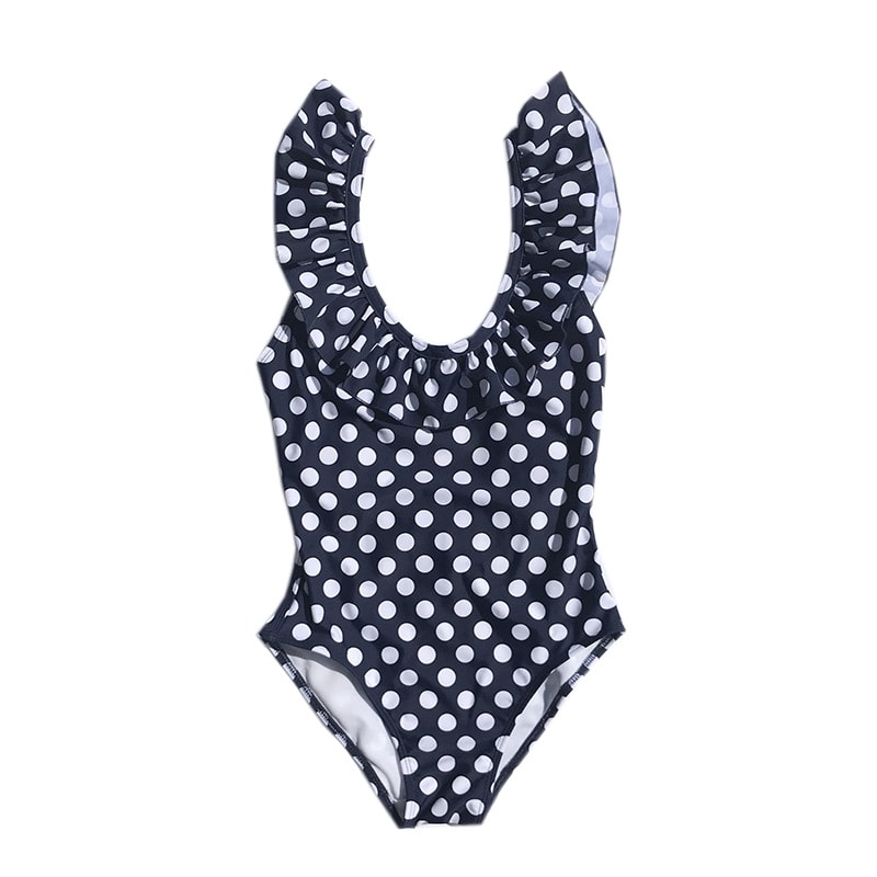 Polka dot swimsuit set view 5