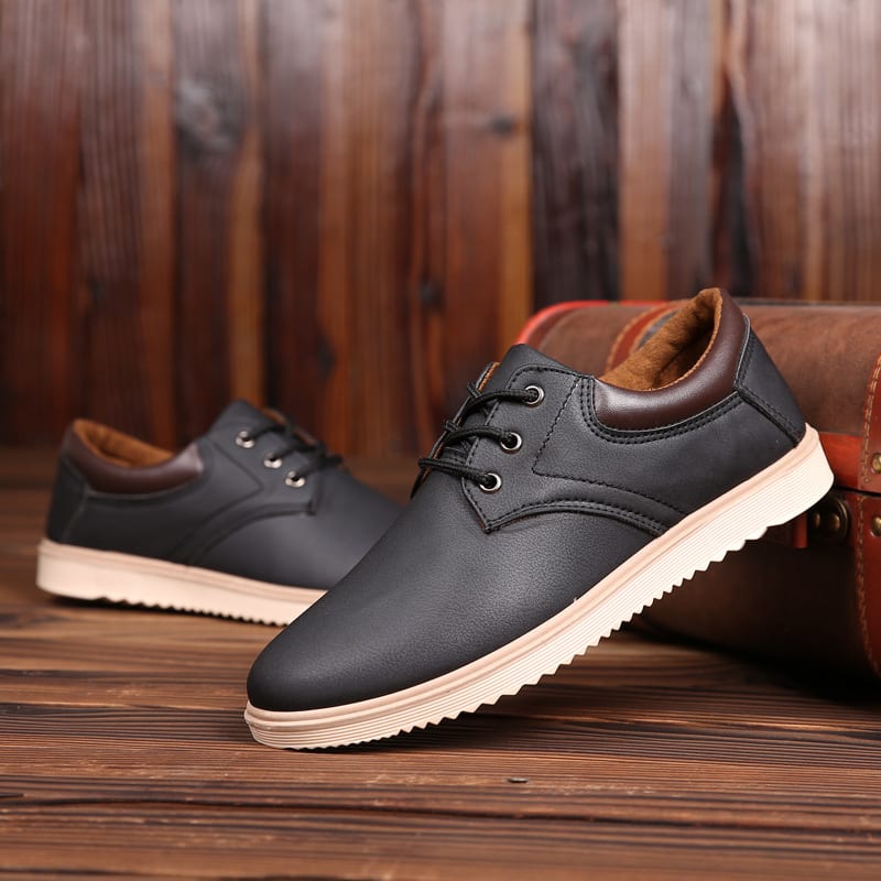 Waterproof non-slip leather shoes view 3