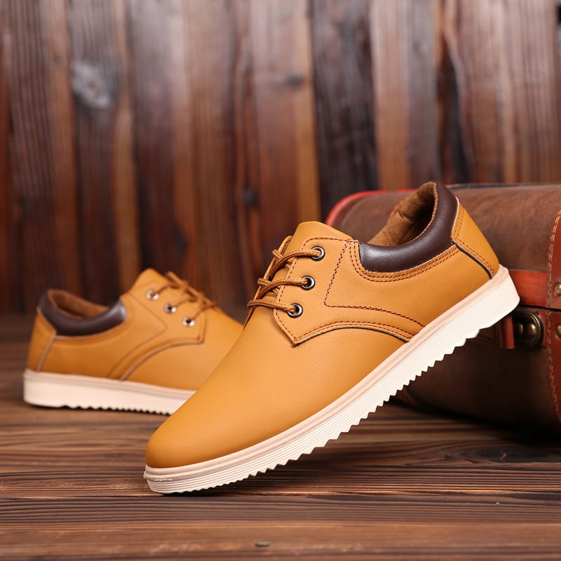 Waterproof non-slip leather shoes view 2