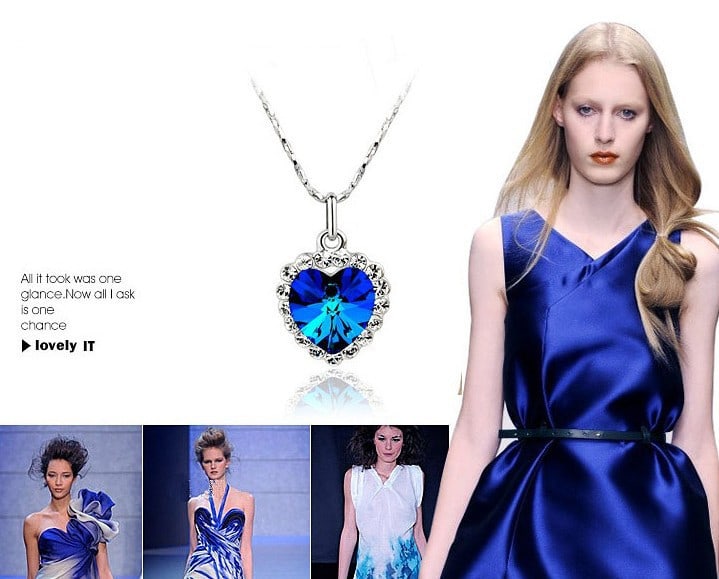 Ocean Star Necklace and Earring Set view 5