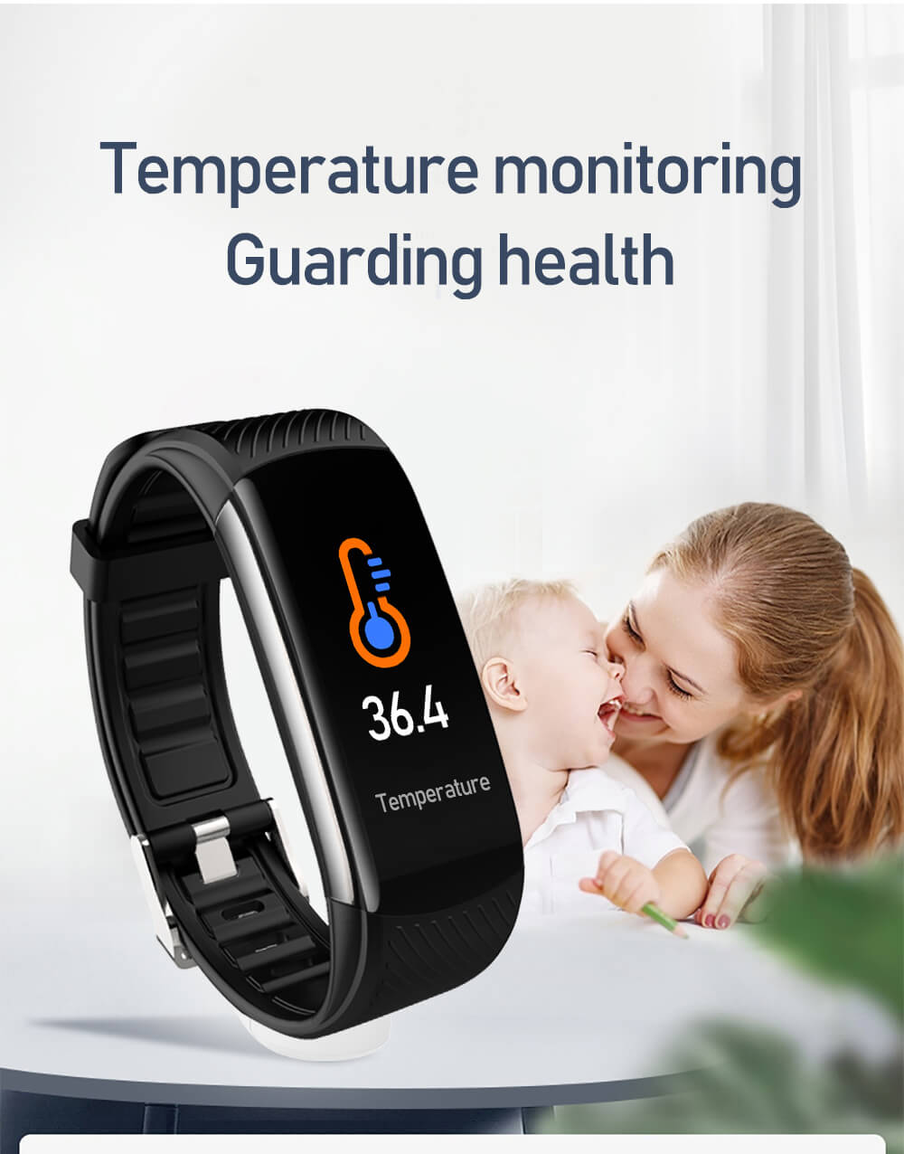Smart Bluetooth electronic watch view 8
