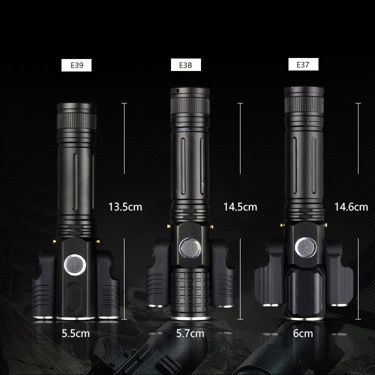 Multifunctional glare flashlight view 1