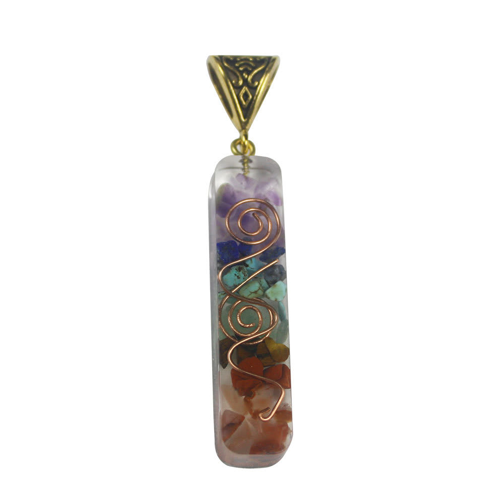 Gravel Seven Chakra Spirit Pendant view 12