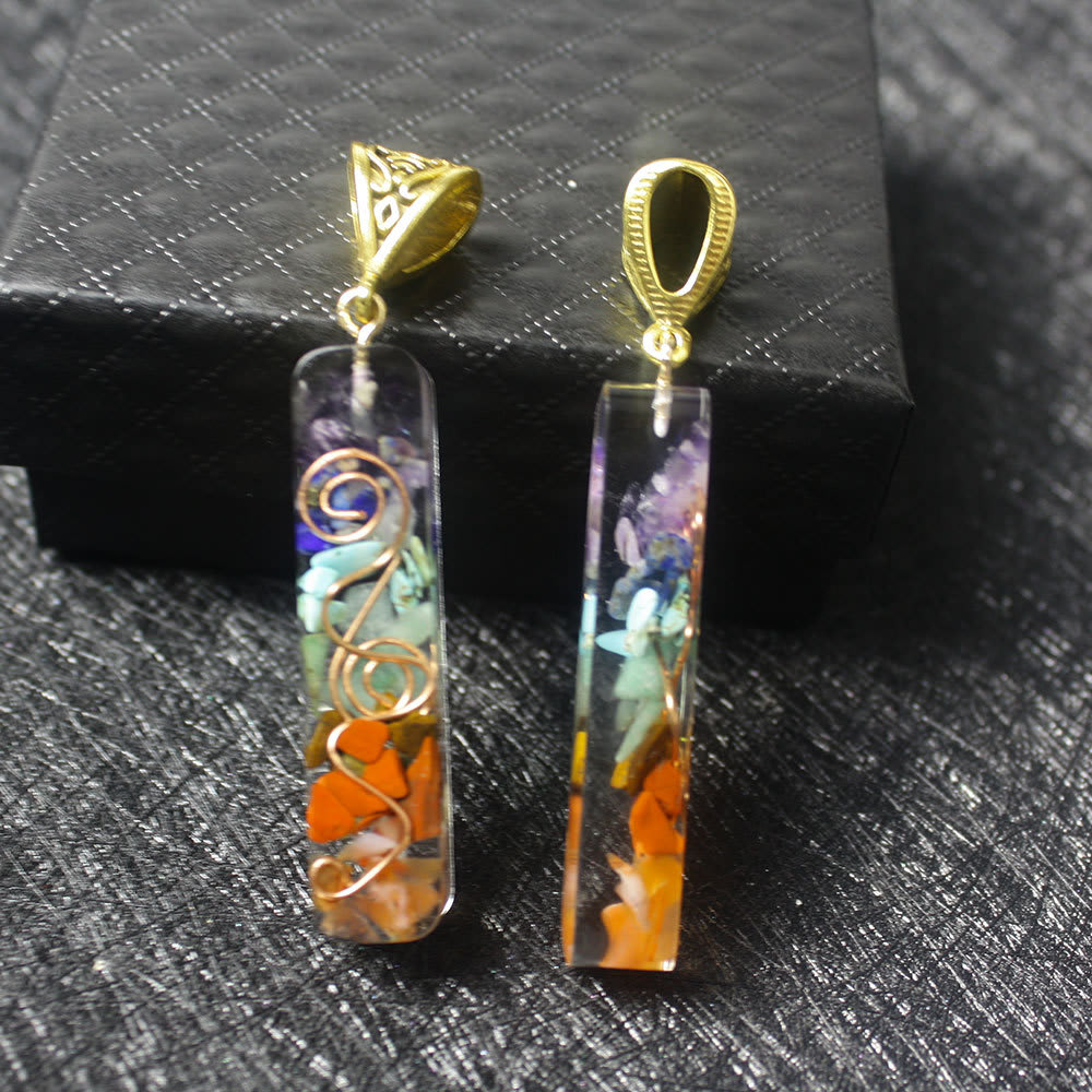 Gravel Seven Chakra Spirit Pendant view 5