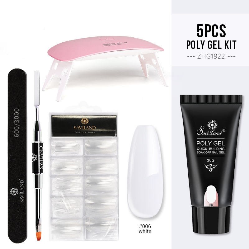 Quick Extension Gel Crystal Gel Nail Set view 16