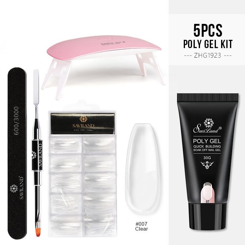Quick Extension Gel Crystal Gel Nail Set view 5