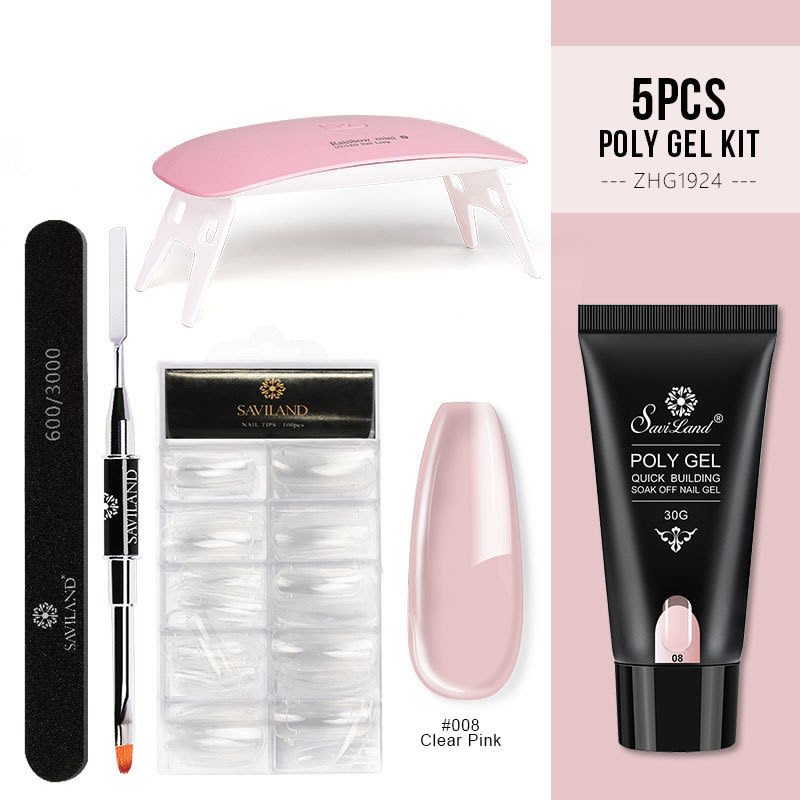 Quick Extension Gel Crystal Gel Nail Set view 6