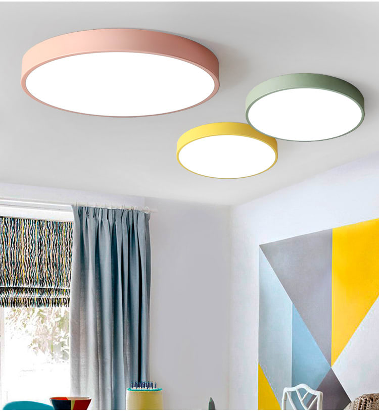 Modern minimalist ceiling light view 11