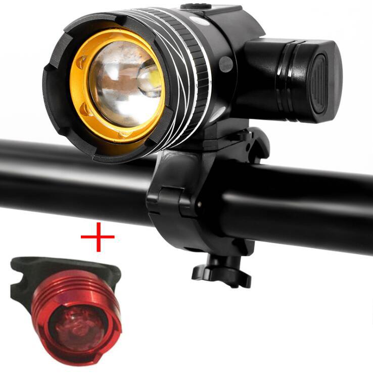 Rechargeable bicycle headlights view 3