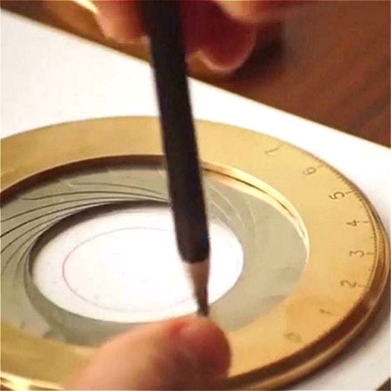 Circular drawing tool view 1