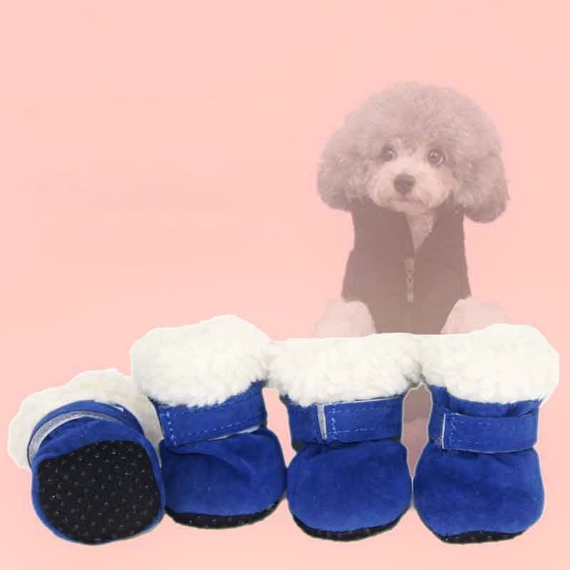 Waterproof Winter Dog Boots Socks Pet Dog Shoes Anti-slip Puppy Cat Rain Snow Booties Footwear For Small Dogs view 8